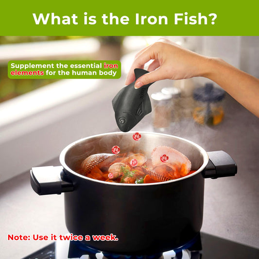 Iron Fish used to infuse iron into water