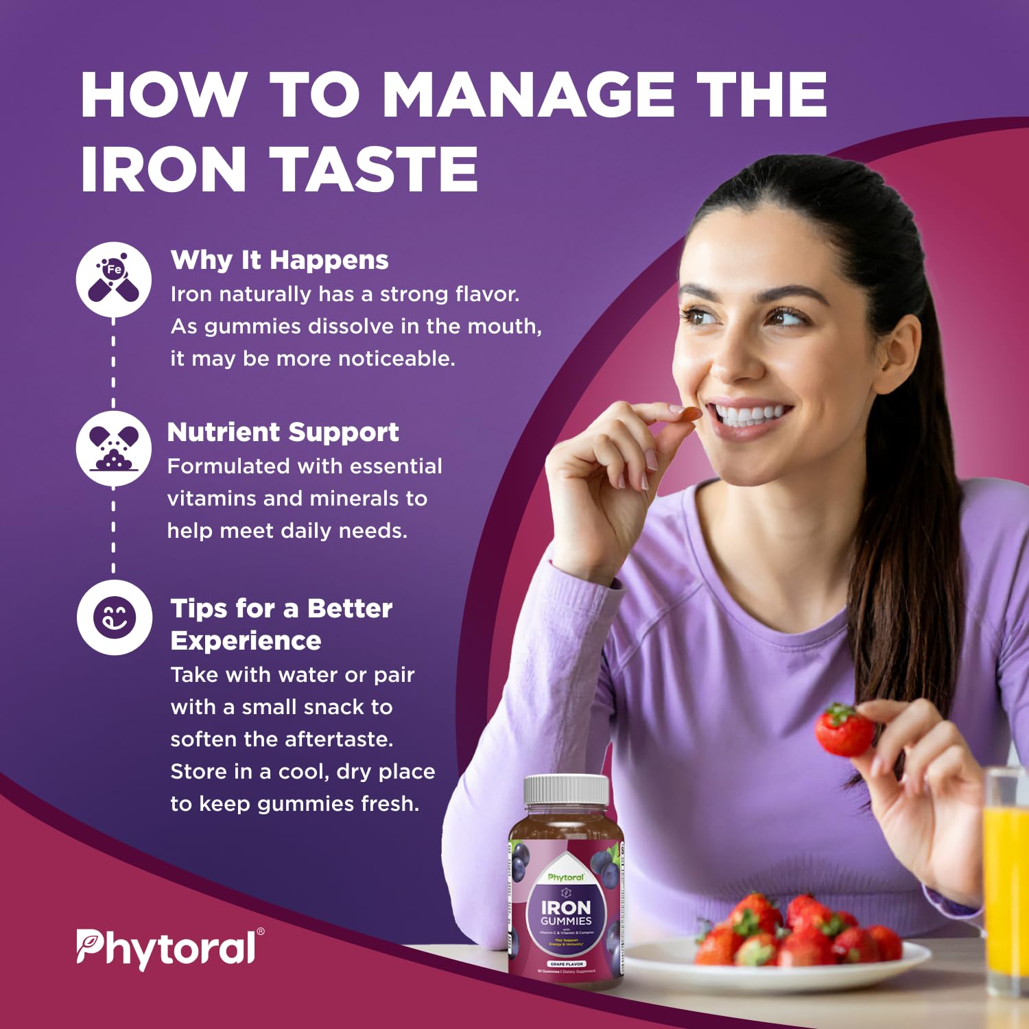 Iron gummies for women product image