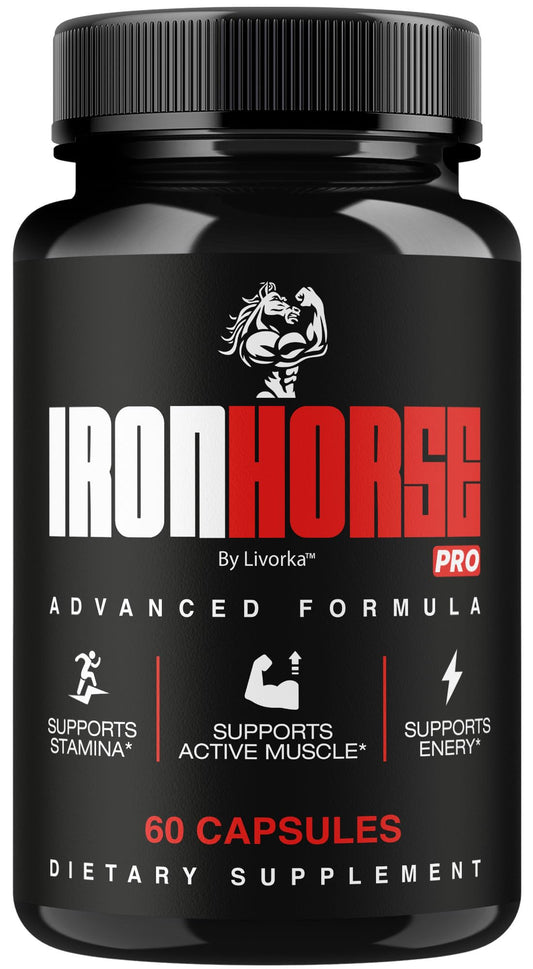 Iron Horse Pro bottle front view