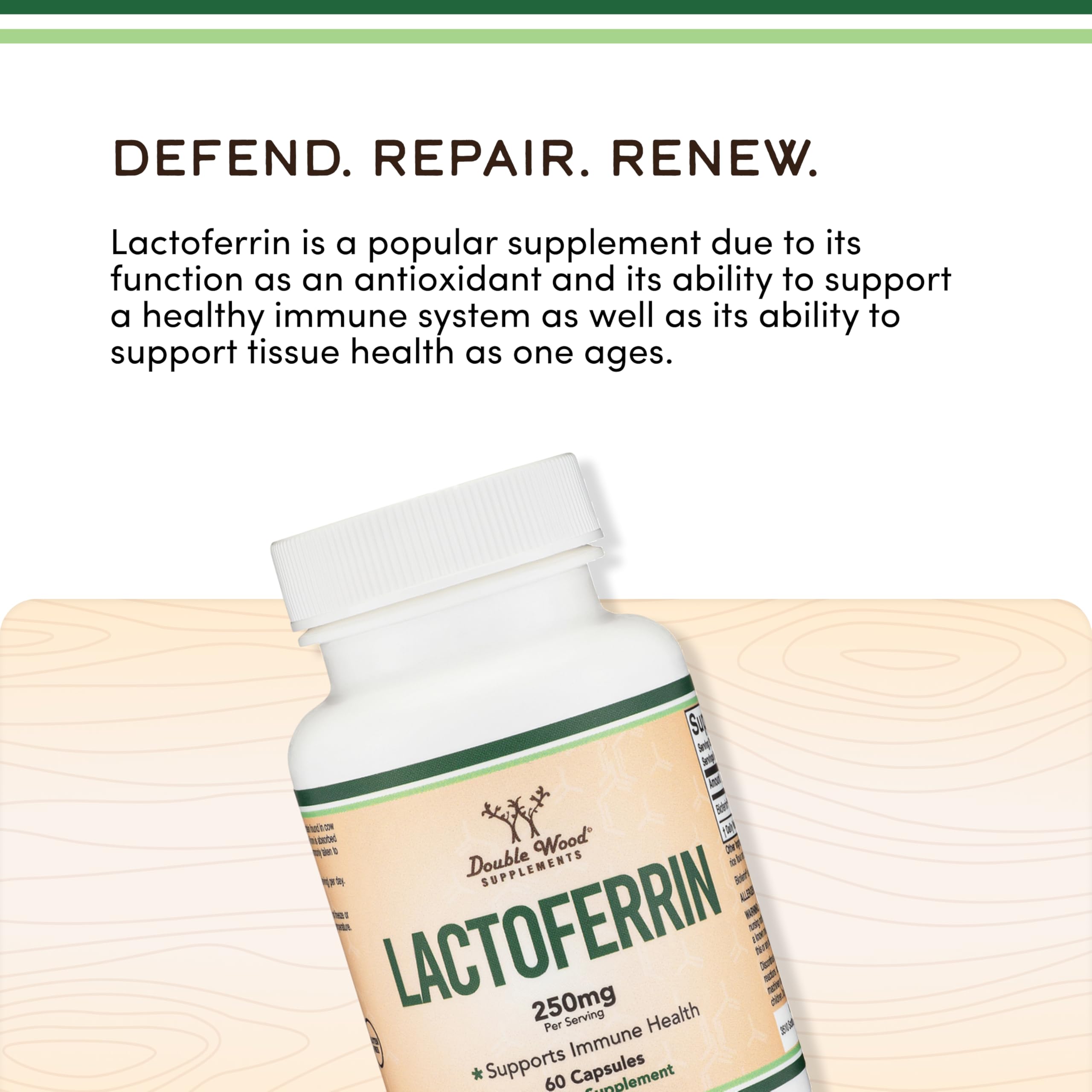 Comparison of iron sources: lactoferrin vs ferrous sulfate
