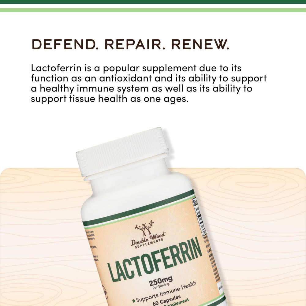 Comparison of iron sources: lactoferrin vs ferrous sulfate