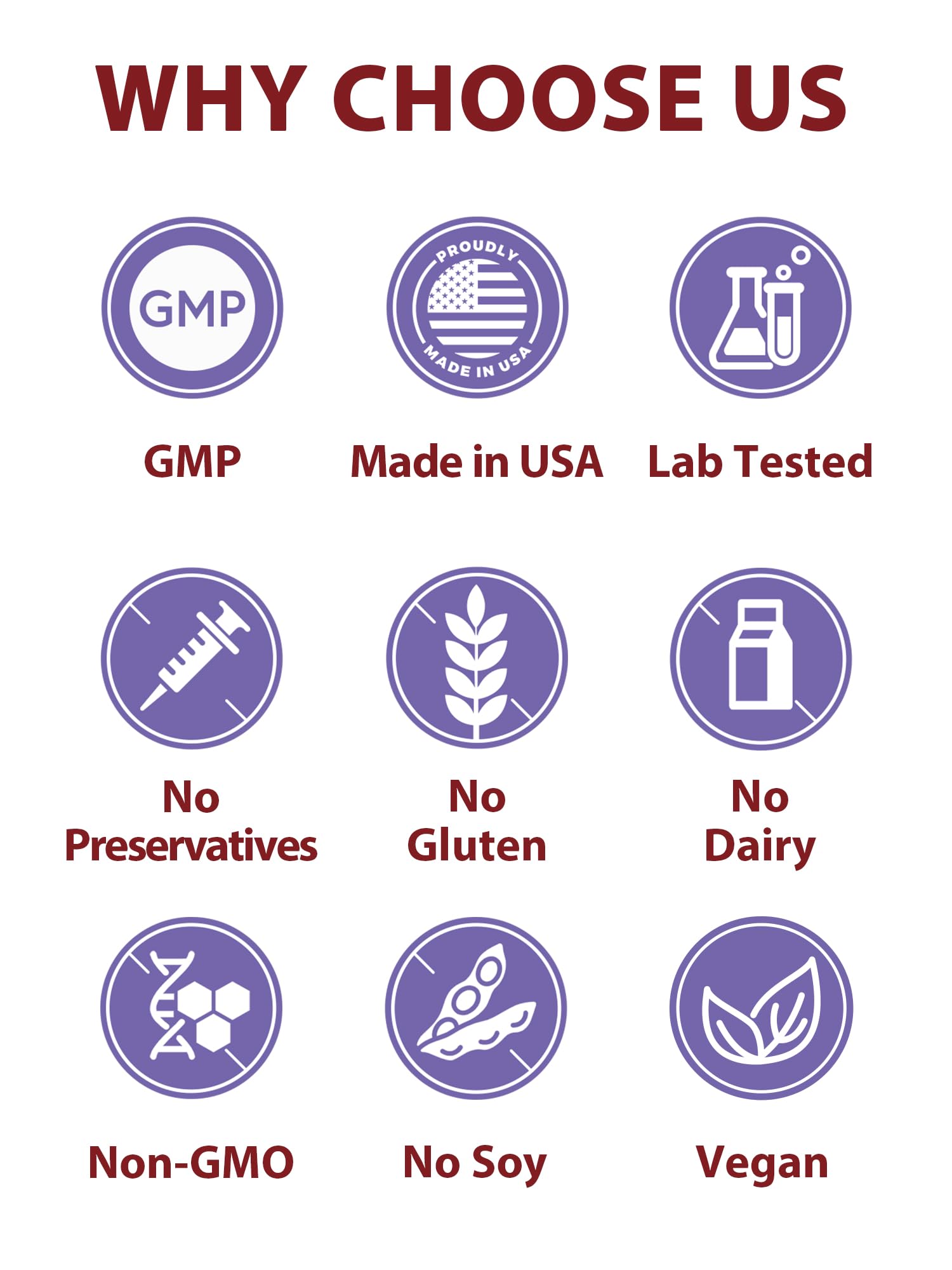 Made in USA in GMP-certified facility