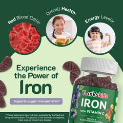 Vitamin C icon indicating enhanced iron absorption