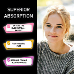 Iron vitamins for women supporting blood health