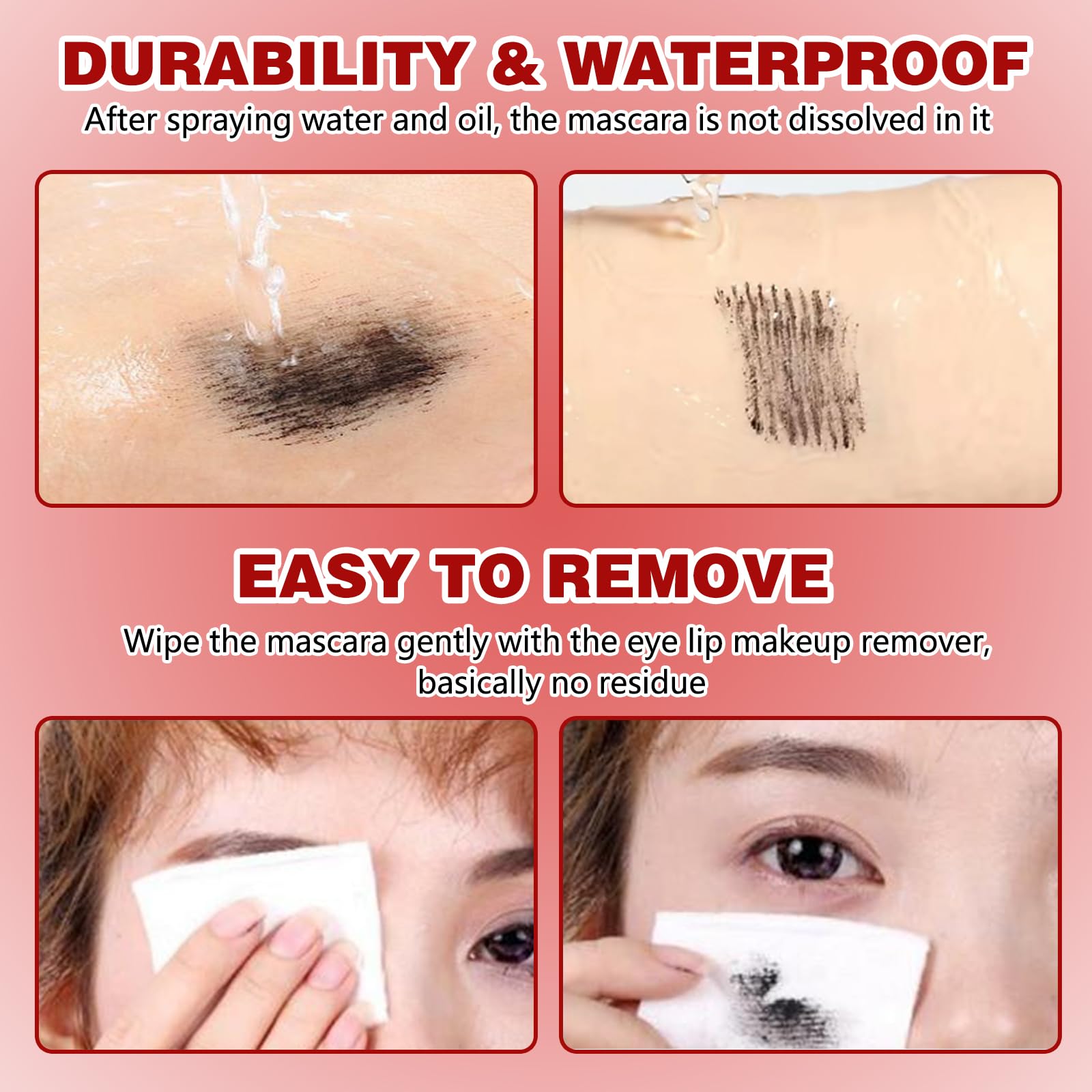 Ergonomic Iron Wand Mascara wand designed to follow lash curves