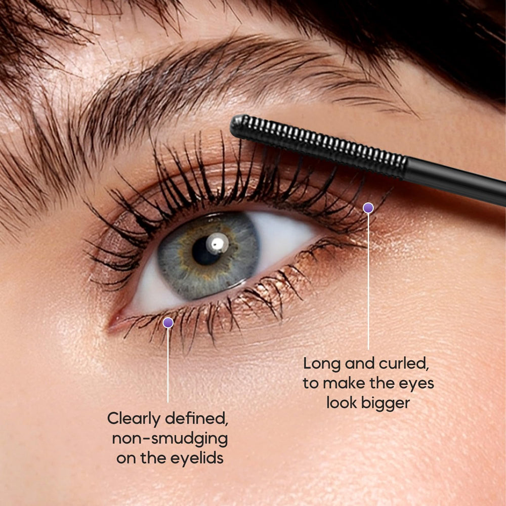 Iron Wands Rod Mascara suits all lash types for instant volume.