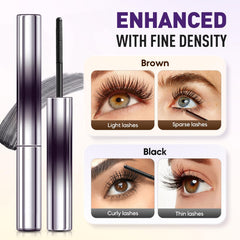 Iron Wands Rod Mascara with vitamin E nourishes lashes while wearing.