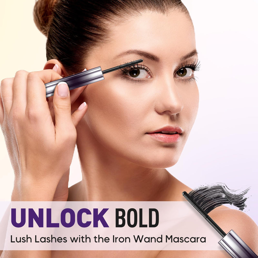 Iron Wands Rod Mascara is washable with water for easy cleanup.
