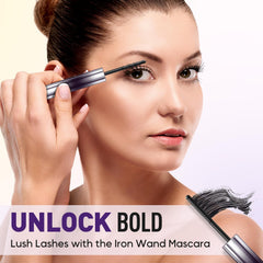Iron Wands Rod Mascara is washable with water for easy cleanup.