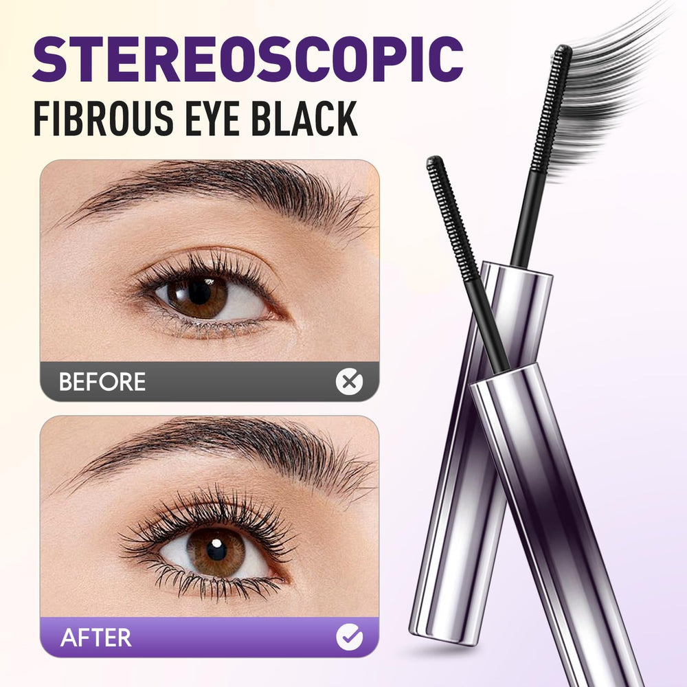 Iron Wands Rod Mascara provides waterproof, smudge-proof hold all day.