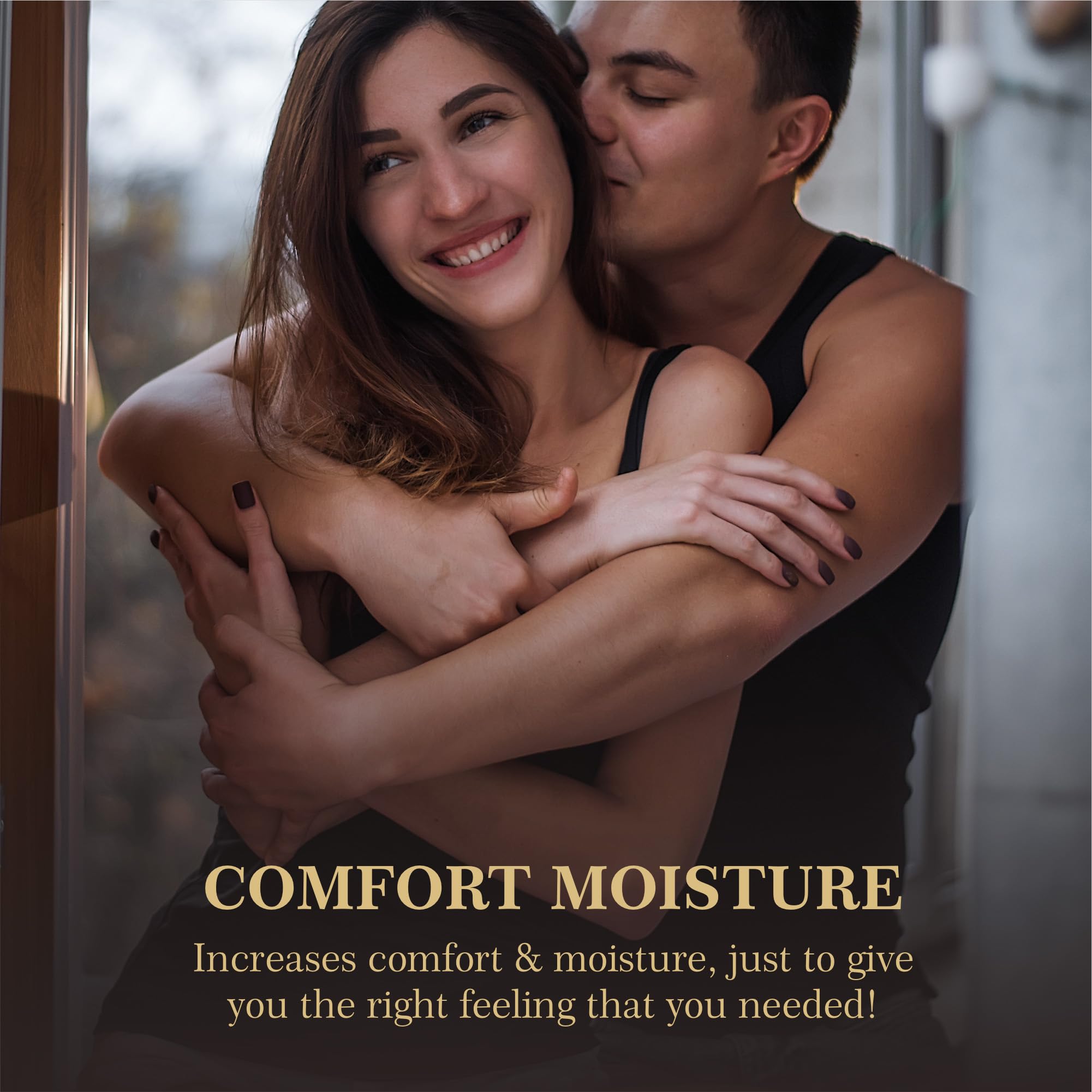Hands spreading the gel on the skin for smooth application