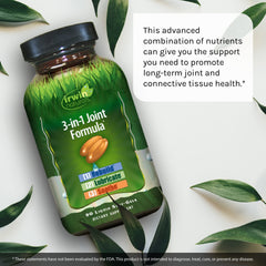 Close-up of 3in-1 Joint Formula liquid softgels