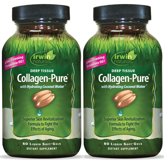 Irwin Naturals Deep Tissue Collagen-Pure bottle on white background