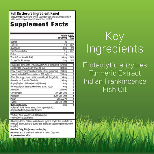 Front view of Irwin Naturals Inflamma-Less bottle (pack of 2)