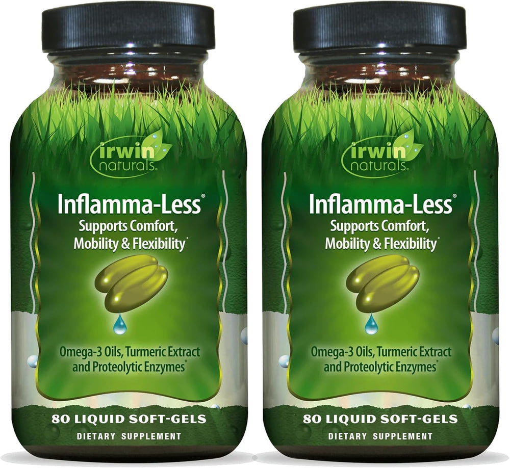 Main product image: Irwin Naturals Inflamma-Less pack of 2 with 80 softgels
