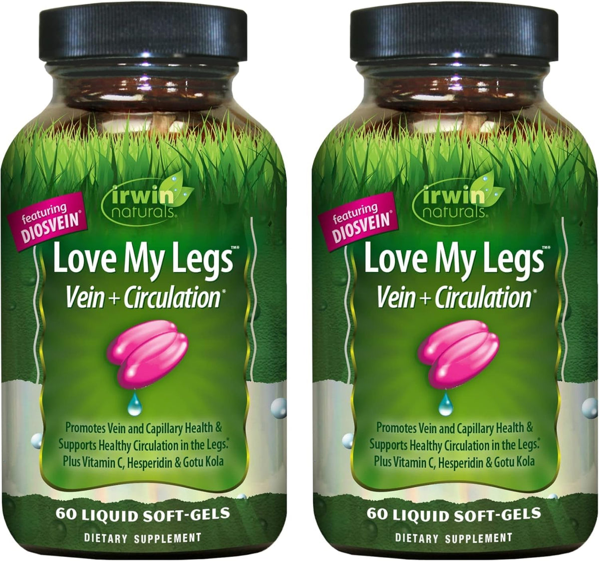 Irwin Naturals Love My Legs bottle front