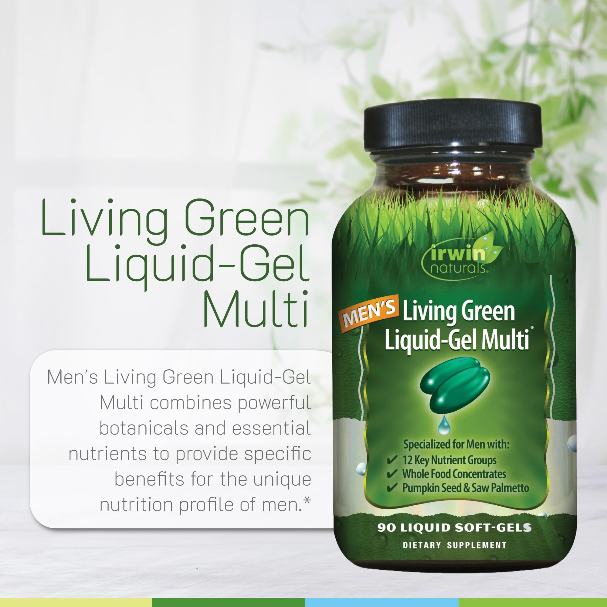 Ingredients including pumpkin seed oil and saw palmetto for prostate support