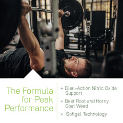 Illustration of nitric oxide support ingredients including L-Citrulline and L-Arginine