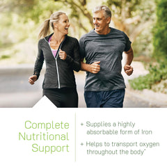 Omega-3 fish oil softgels in the formula