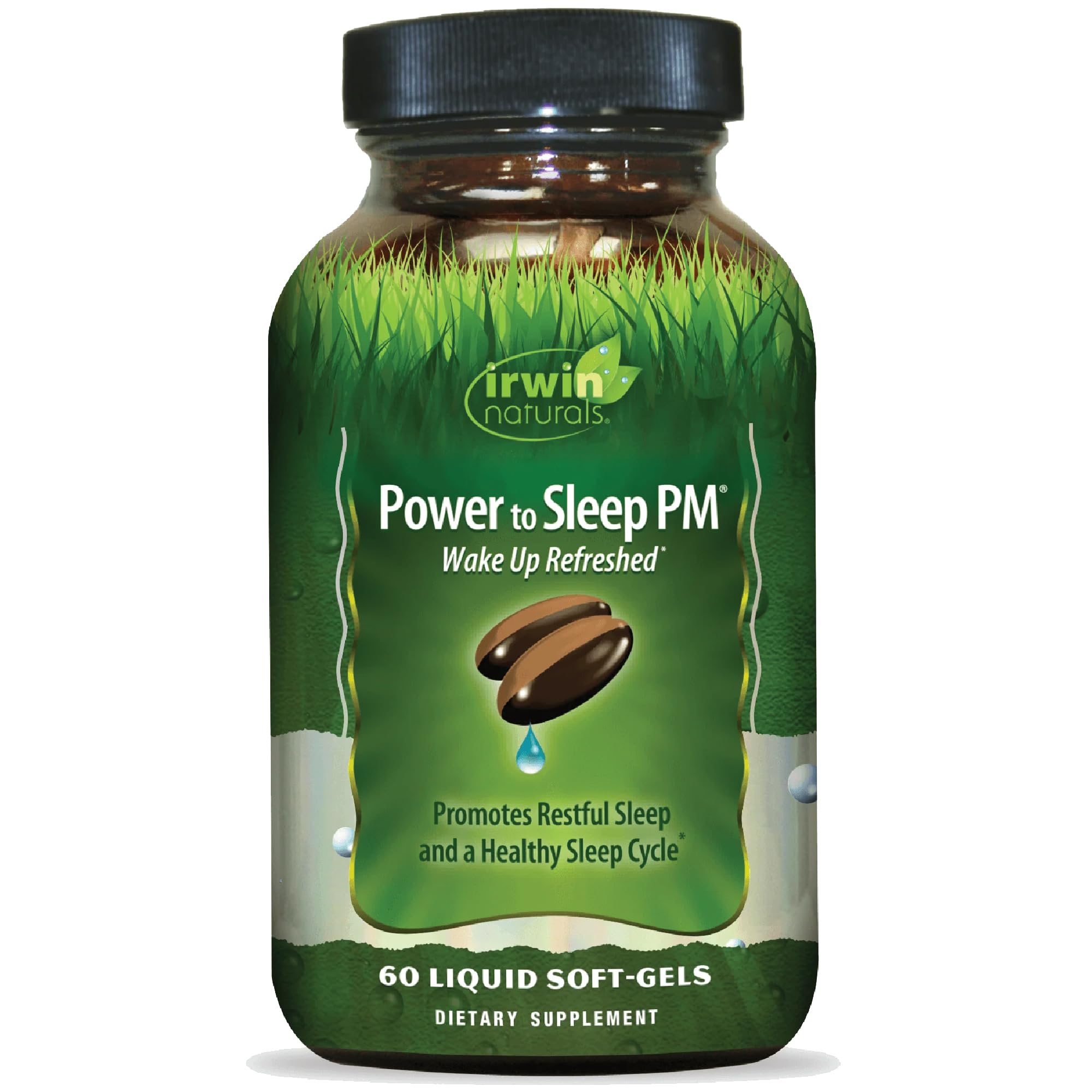 Irwin Naturals Power to Sleep PM bottle label