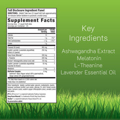 Close-up of the 2-in-1 Ashwagandha and Melatonin formula