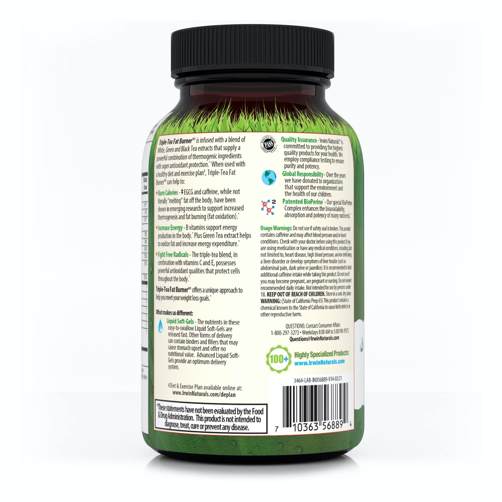 75 liquid softgel capsules shown