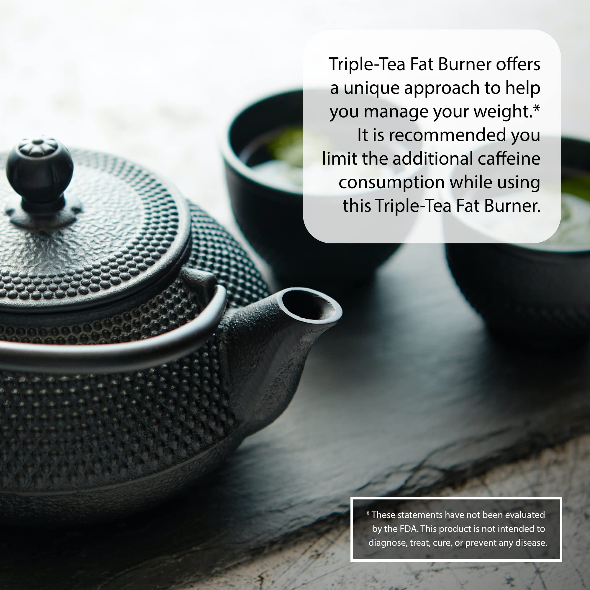 Lifestyle image of an active person with Triple Tea Fat Burner