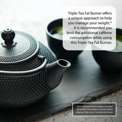 Lifestyle image of an active person with Triple Tea Fat Burner