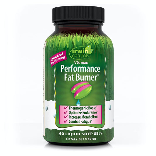 Irwin Naturals V02 Max Fat Burner bottle and label
