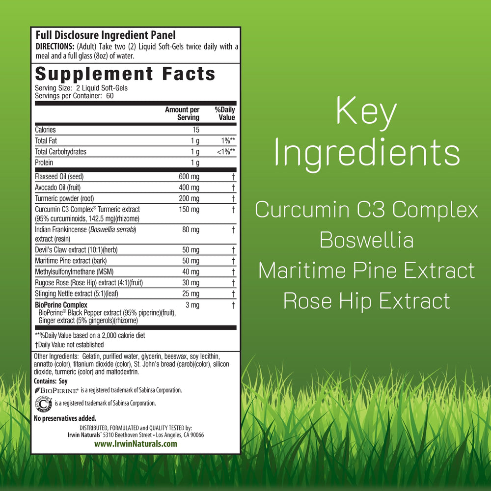 Close-up of Turmeric+ liquid softgels