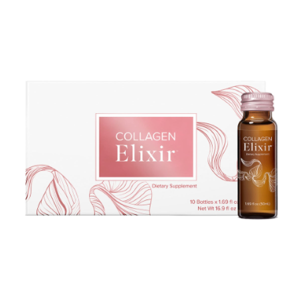 Isagenix Collagen Elixir 50 mL bottle front view