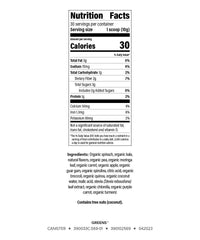 Close-up of Isagenix Moringa Greens ingredients