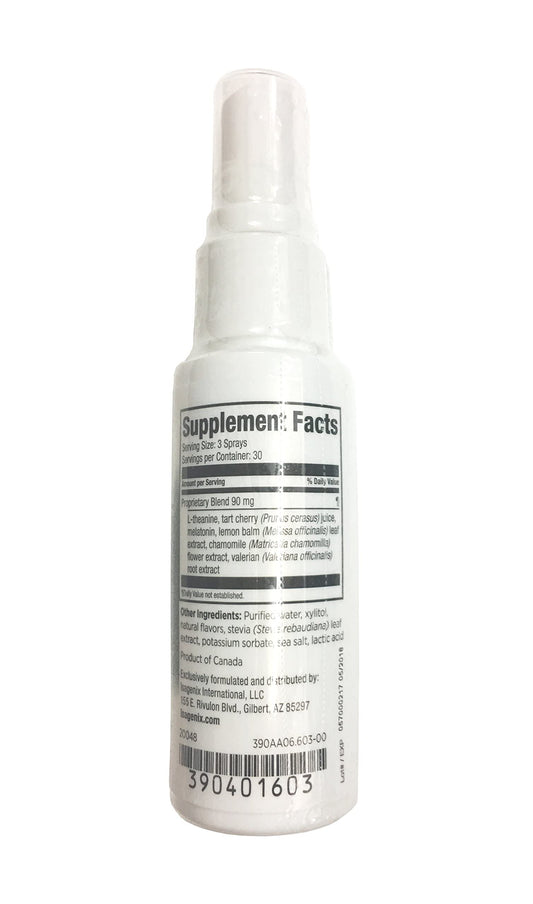 Ingredients chart for Isagenix Sleep Support & Renewal
