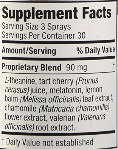 Sleep support ingredients graphics