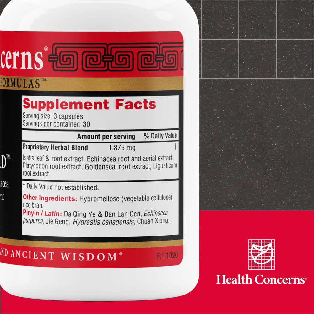 Close-up of Isatis leaf and root extract ingredients