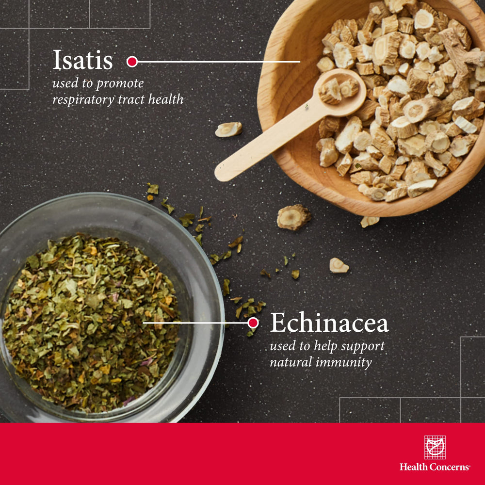 Echinacea root and aerial extract illustration