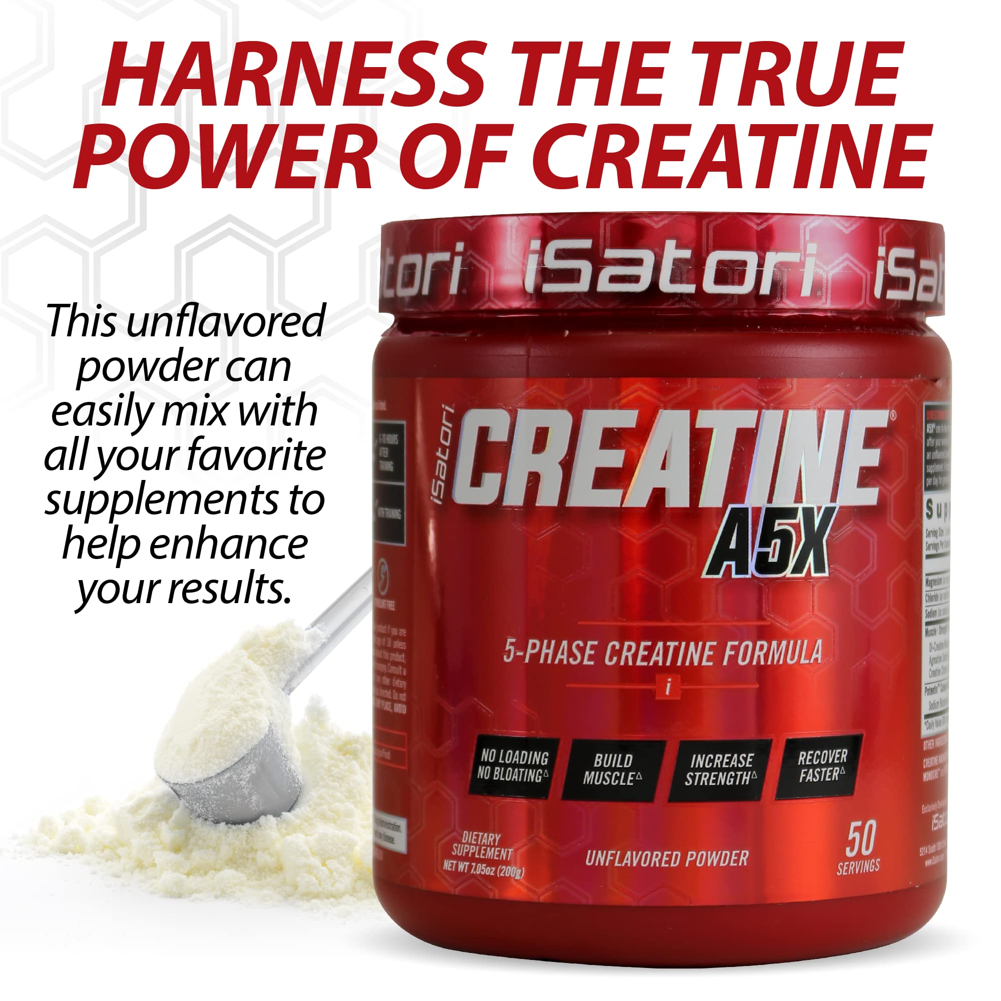 Stimulant-free Creatine A5X packaging
