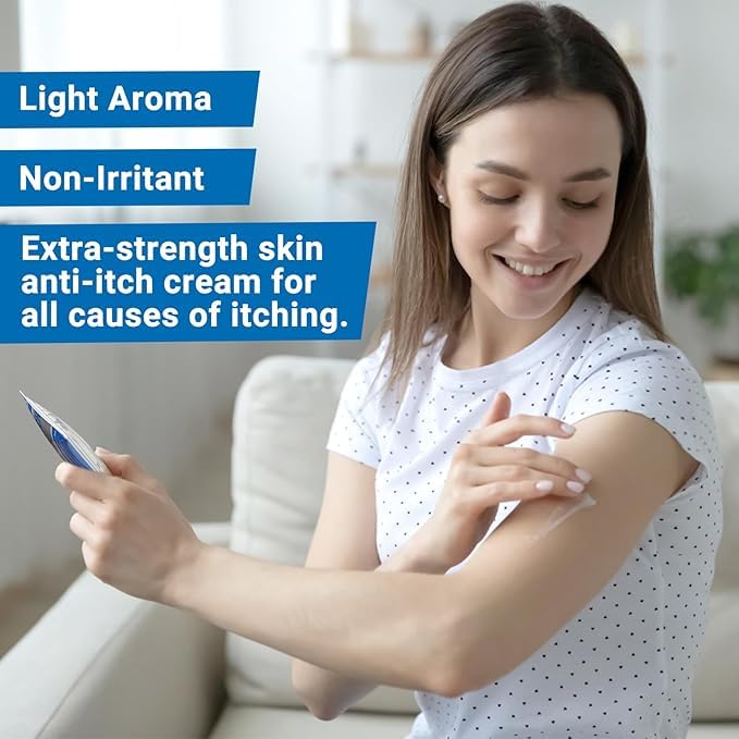 Ishancare anti-itch cream rapid-relief concept image suggests quick on-spot itch support.