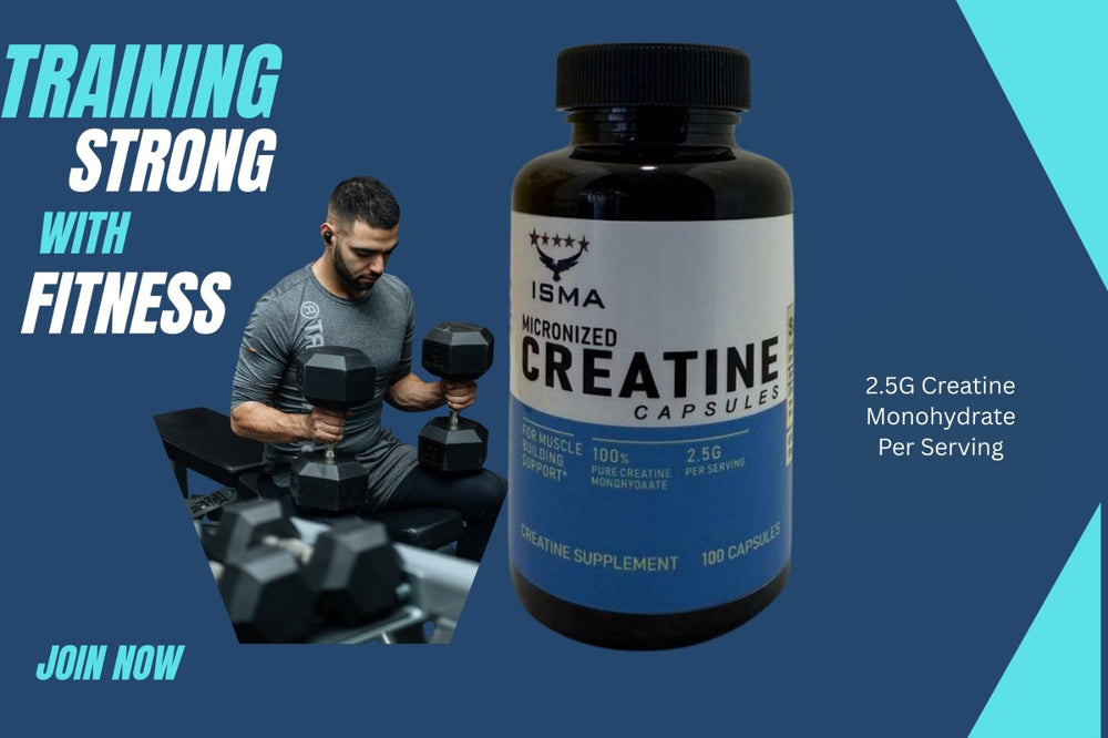 Nutrition label showing serving size 2.5g for Creatine Monohydrate