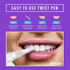 Slim 5-inch iSmile pen size for purse or pocket