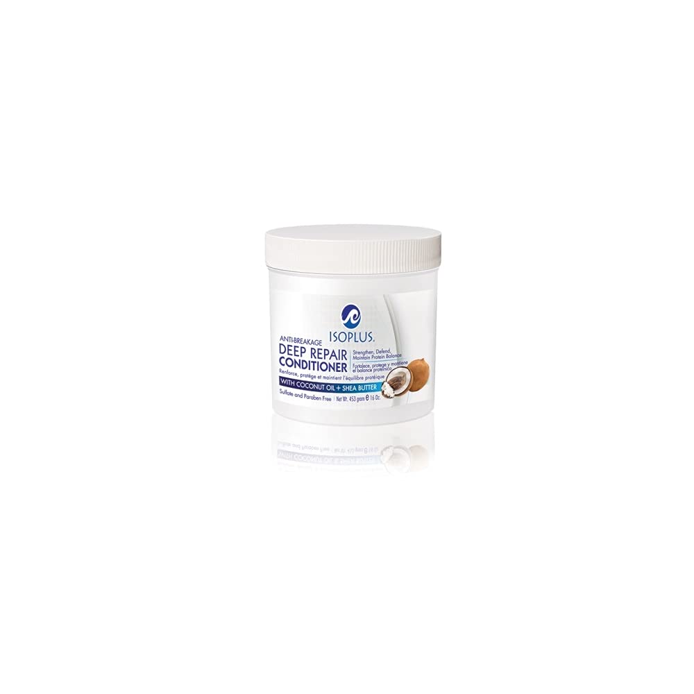Isoplus Anti-Breakage Deep Repair Conditioner bottle for stronger-looking strands