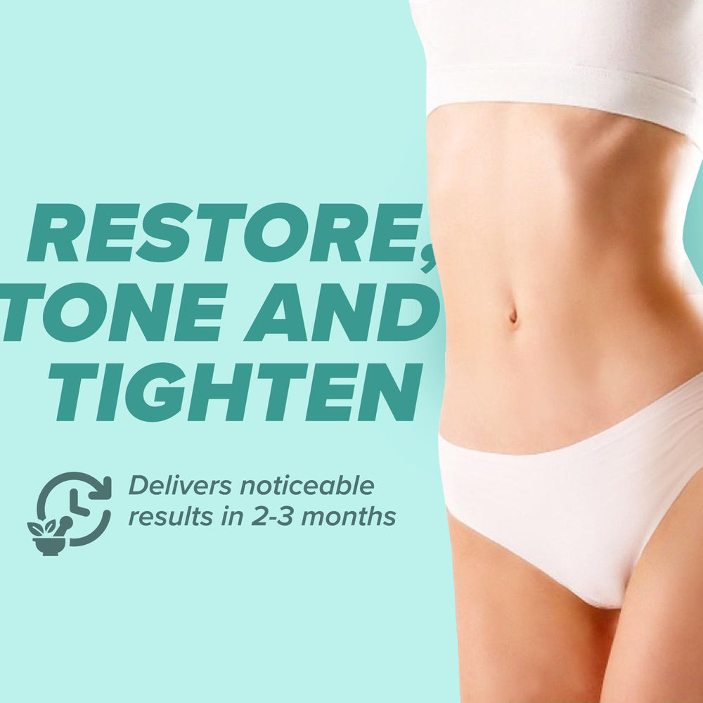 IsoSensuals TIGHT ingredients scene emphasizes herbal blend benefits.