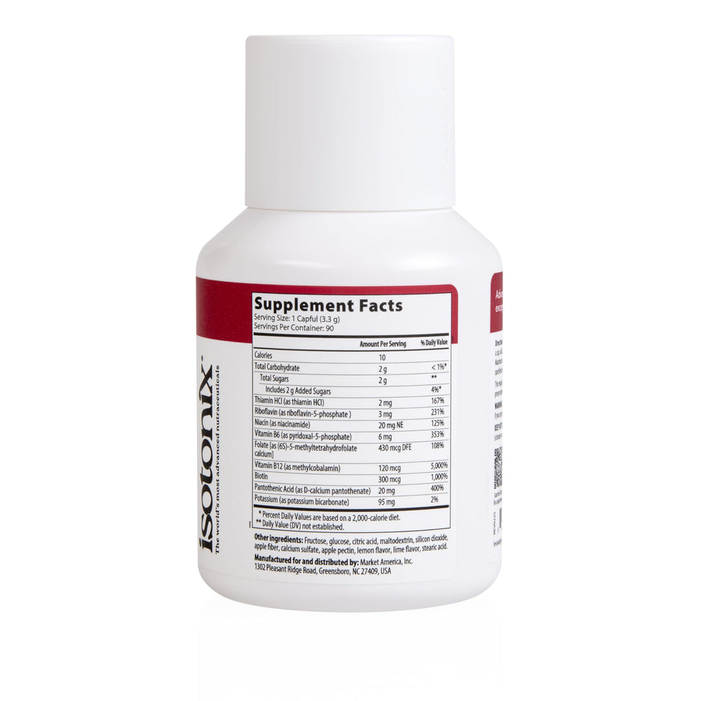 Active B6, B12, and folic acid ingredients