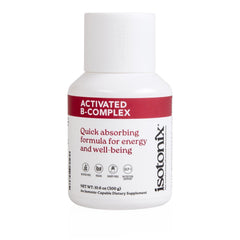 Front view of Isotonix Activated B Complex bottle