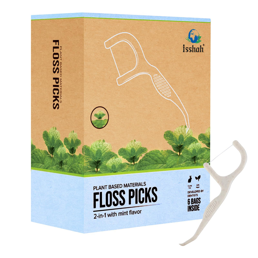 300-count Isshah floss picks package overview