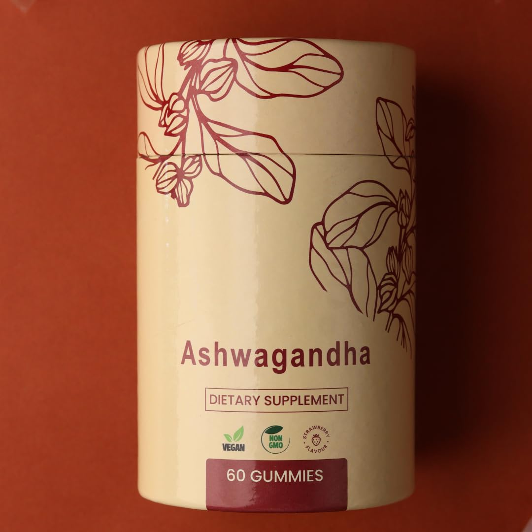 Hero image: ITADAKIMASU Ashwagandha & Vitamin D Gummies bottle 60 count