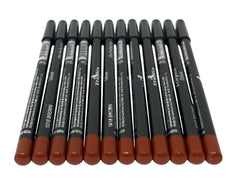 Italia-Deluxe Ultra Fine Eyeliner 12-pack packaging with wooden pencils
