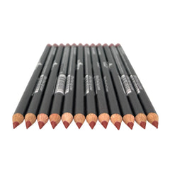 Italia-Deluxe lip liner lip swatch showing deep, rich color and smudge resistance.