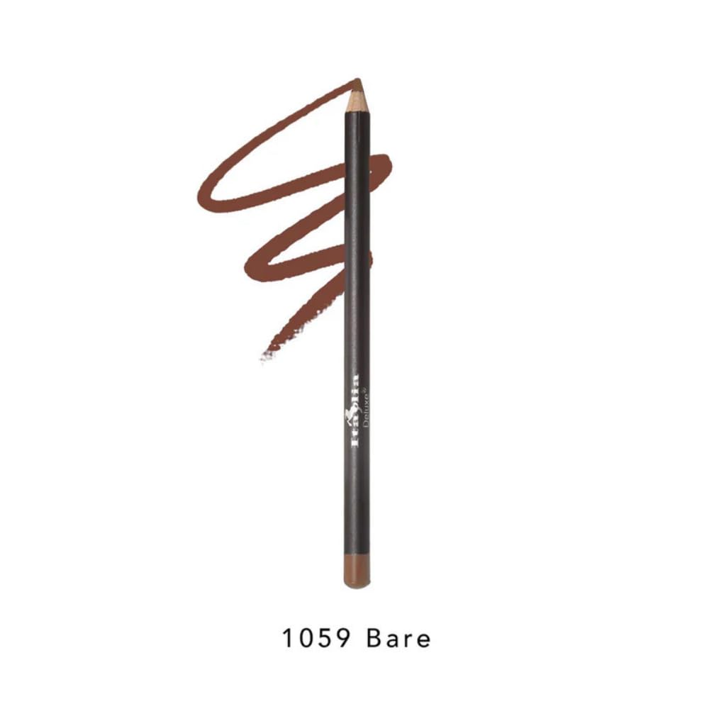 Italia-Deluxe Bare lip liner packaging highlights the sleek wooden pencil design.
