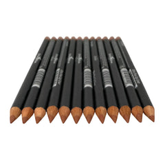 Italia-Deluxe Bare lip liner precision application demonstrates creamy texture.